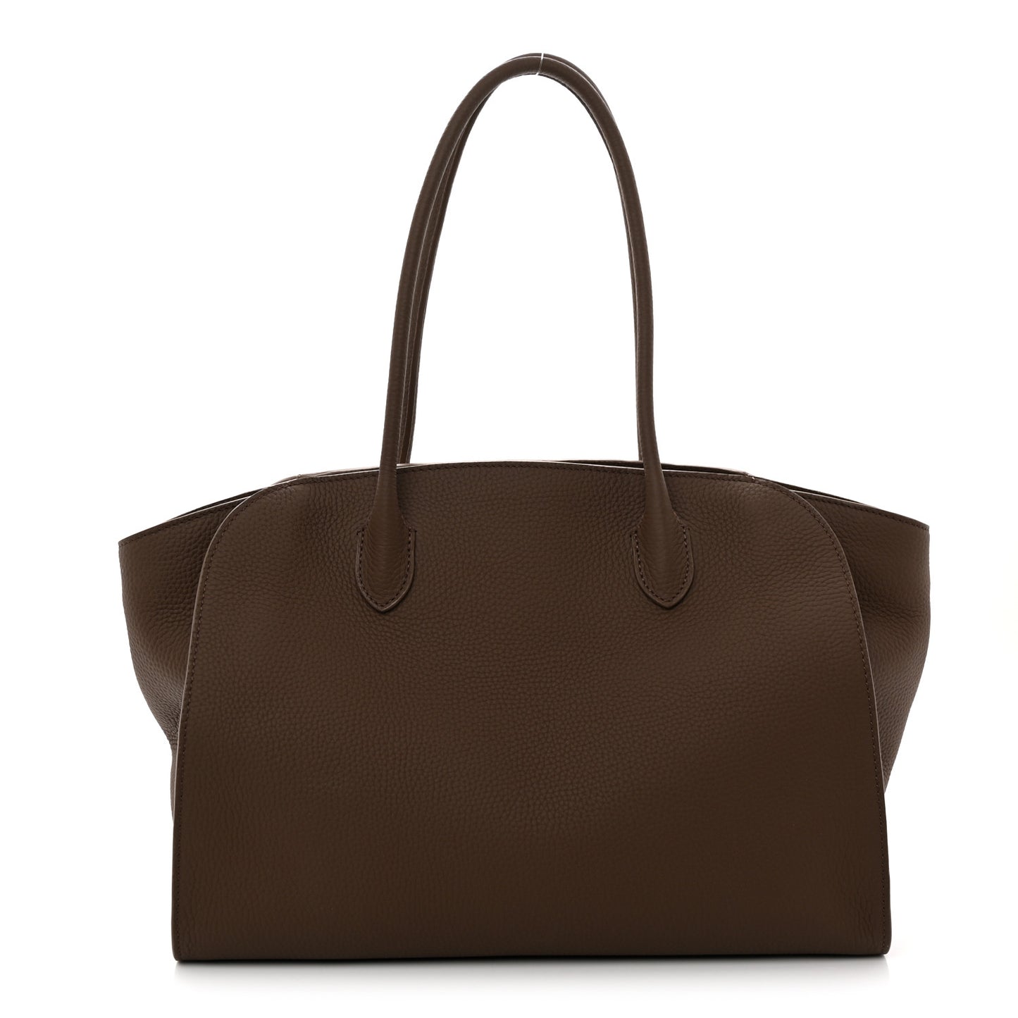 Matte Grained Calfskin Marlo 14 Dark Olive