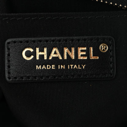 Chanel Calfskin Quilted Banane Waist Bag Fanny Pack Black 6 of 10