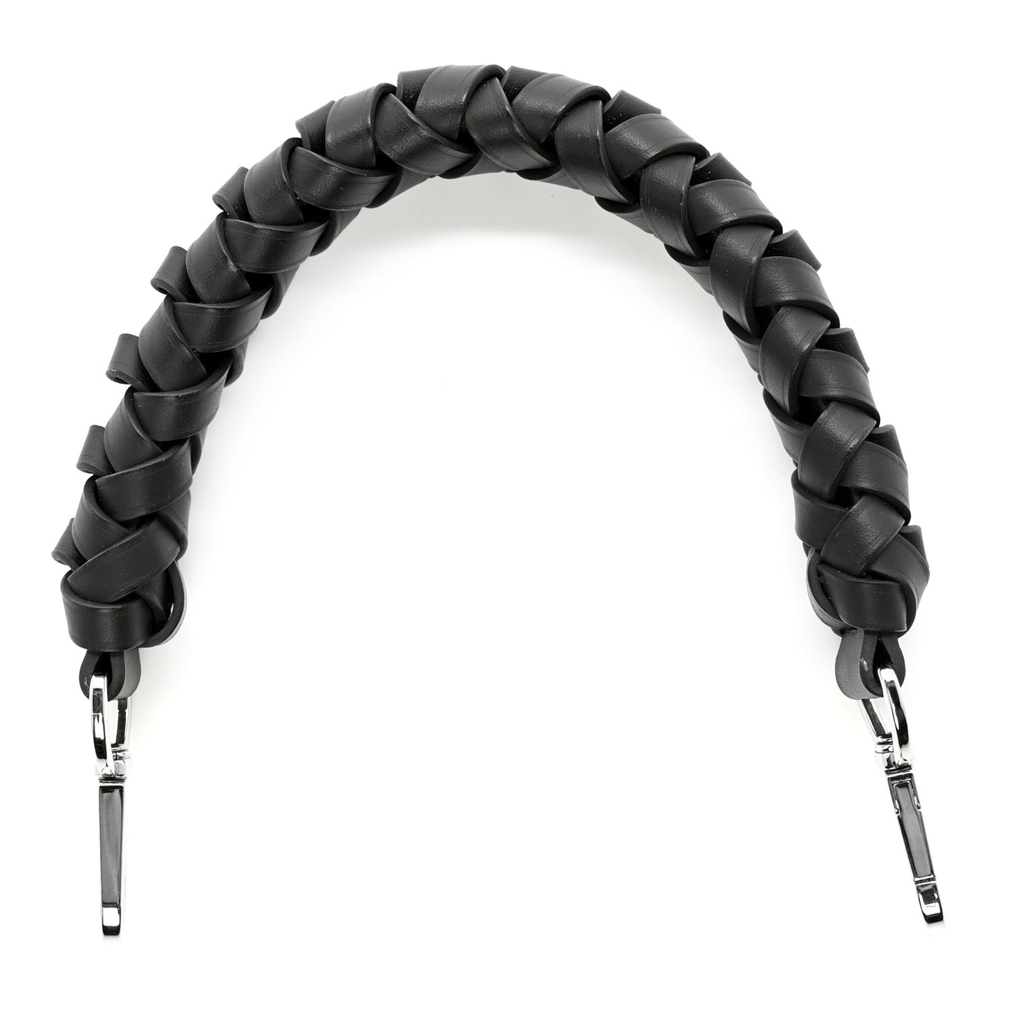 Calfskin Braided Muria Mini Strap Chocolate