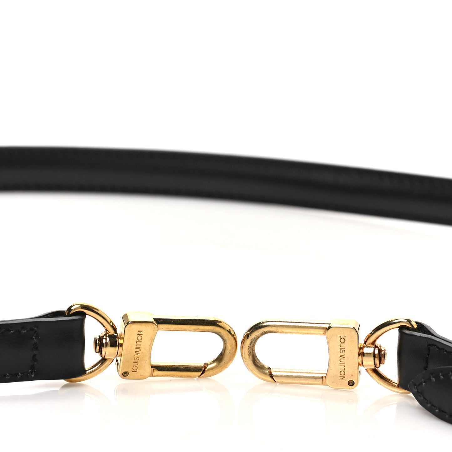 Calfskin 16mm Adjustable Shoulder Strap Black