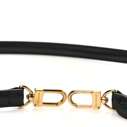 Louis Vuitton Calfskin 16mm Adjustable Shoulder Strap Black 3 of 3