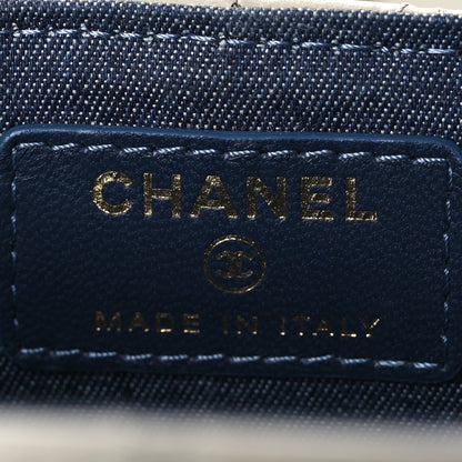 Chanel Lambskin Quilted Mini Vanity Case With Chain Grey 7 of 11