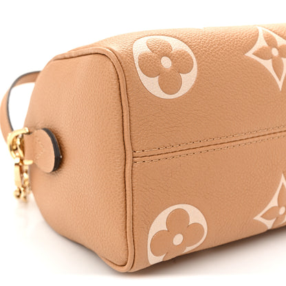 Louis Vuitton Empreinte Monogram Giant Speedy Bandouliere 20 Arizona Creme 8 of 9
