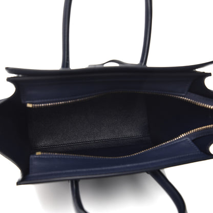 Celine Smooth Calfskin Nano Luggage Ink 5 of 8