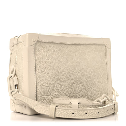 Louis Vuitton Taurillon Monogram Solar Ray Soft Trunk Powder White 3 of 11