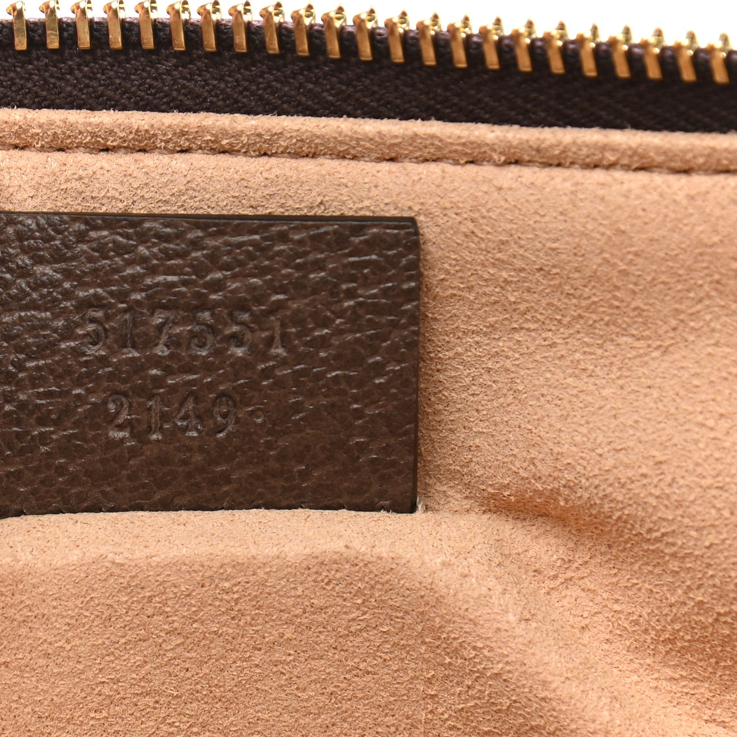 Gucci GG Supreme Monogram Large Ophidia Pouch Clutch Brown 8 of 8