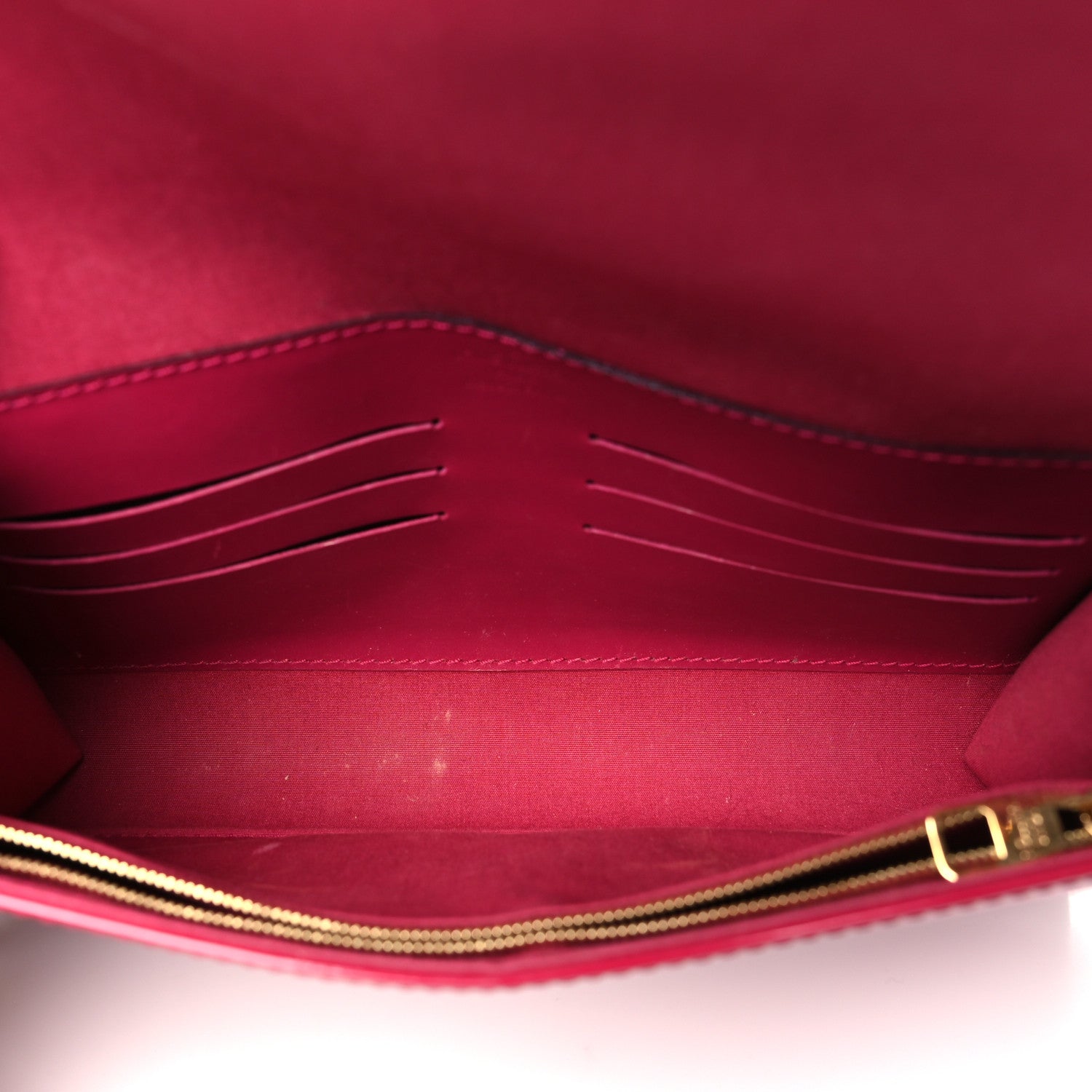 Louis Vuitton Vernis Ana Clutch Rose Indien 5 of 13