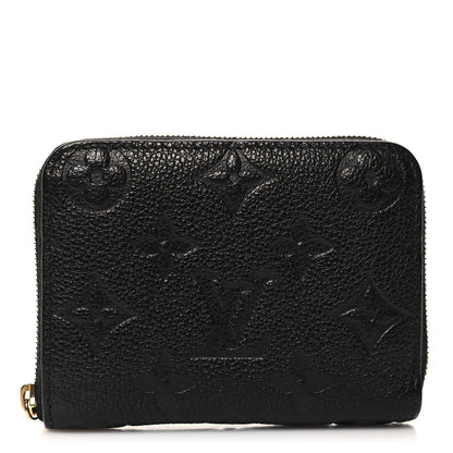 Louis Vuitton LOUIS VUITTON Empreinte Zippy Coin Purse Black 1 of 6