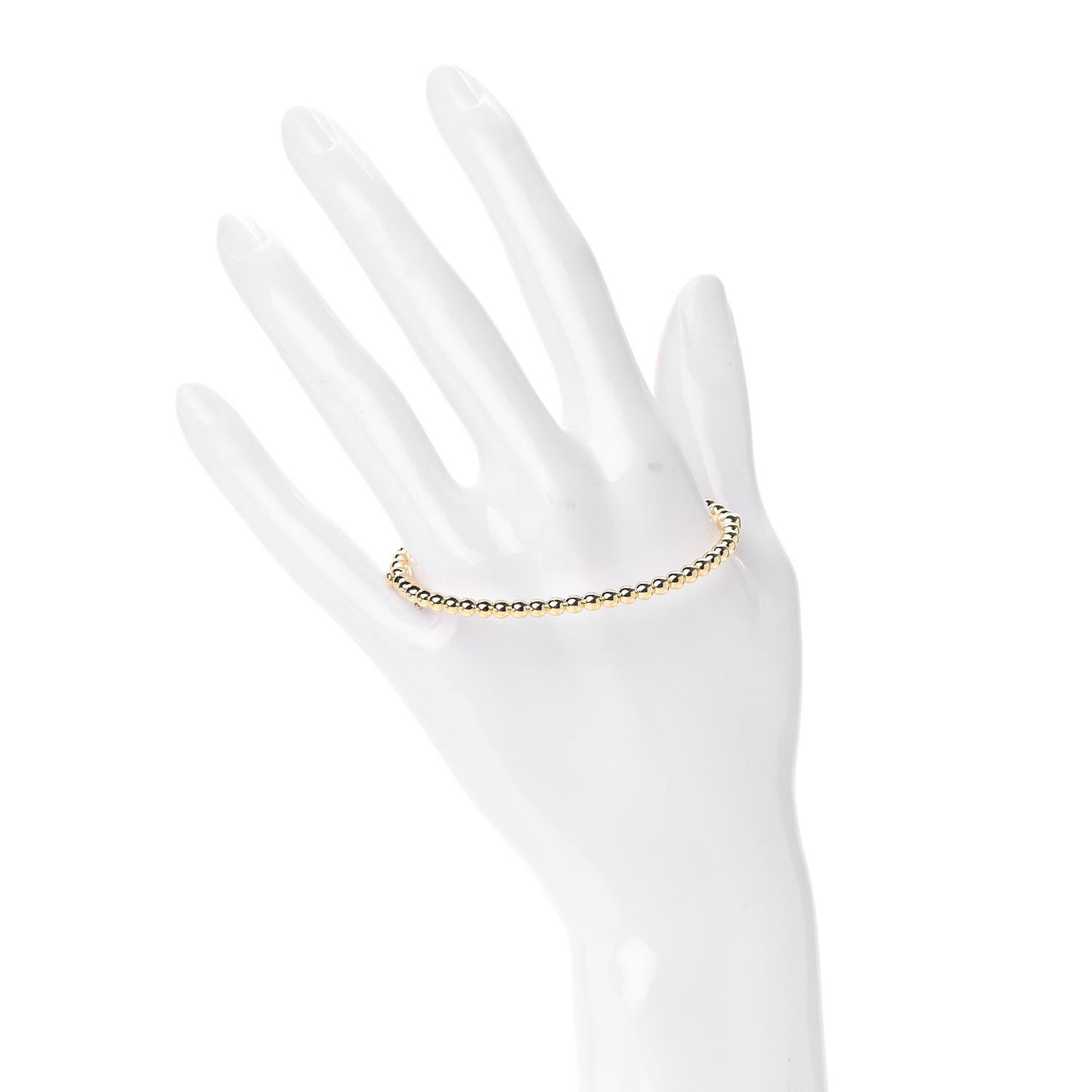 18K Yellow Gold Perlee Pearls of Gold Bracelet S