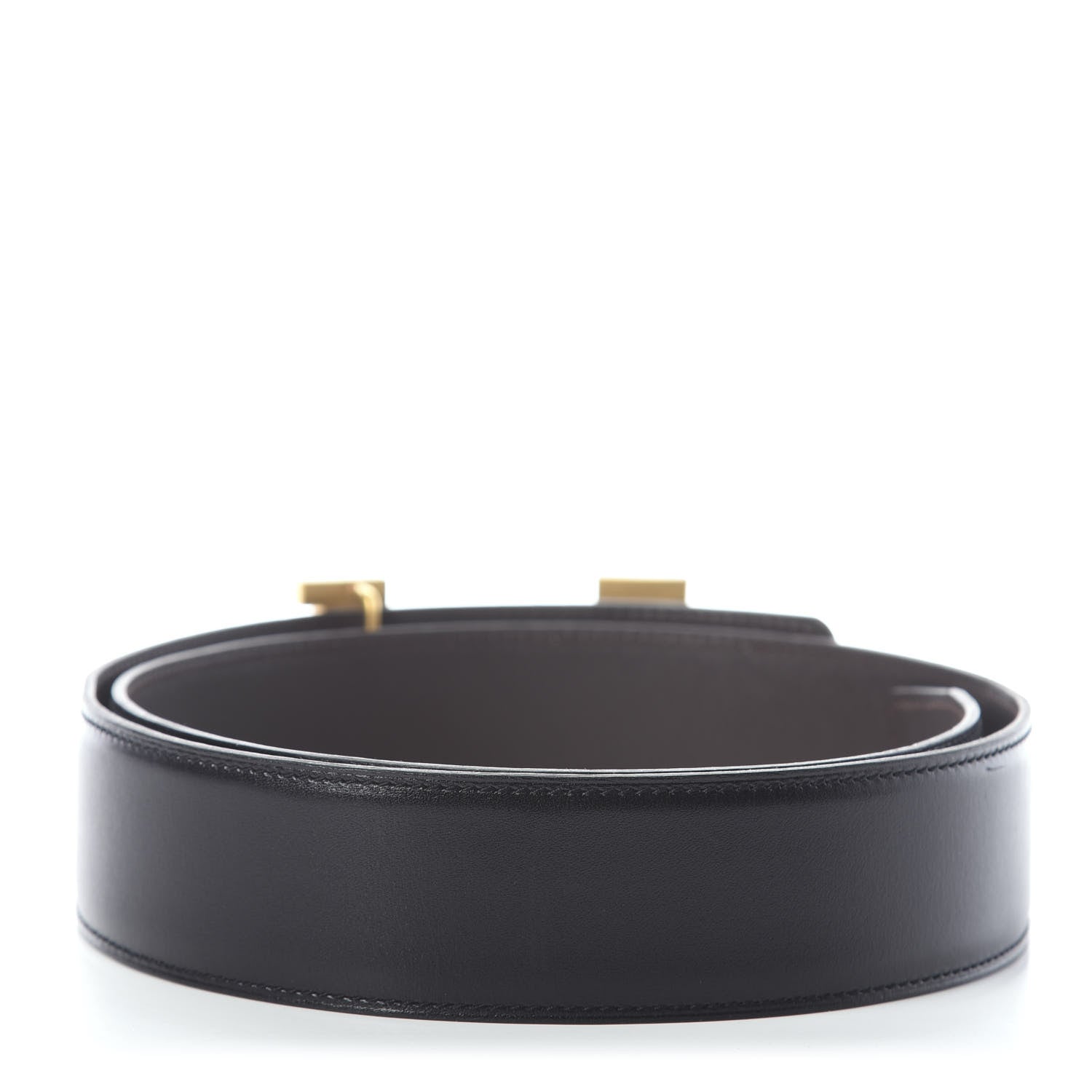 Hermes Box Chamonix 42mm Constance 2 Belt 85 Black Chocolate 2 of 5