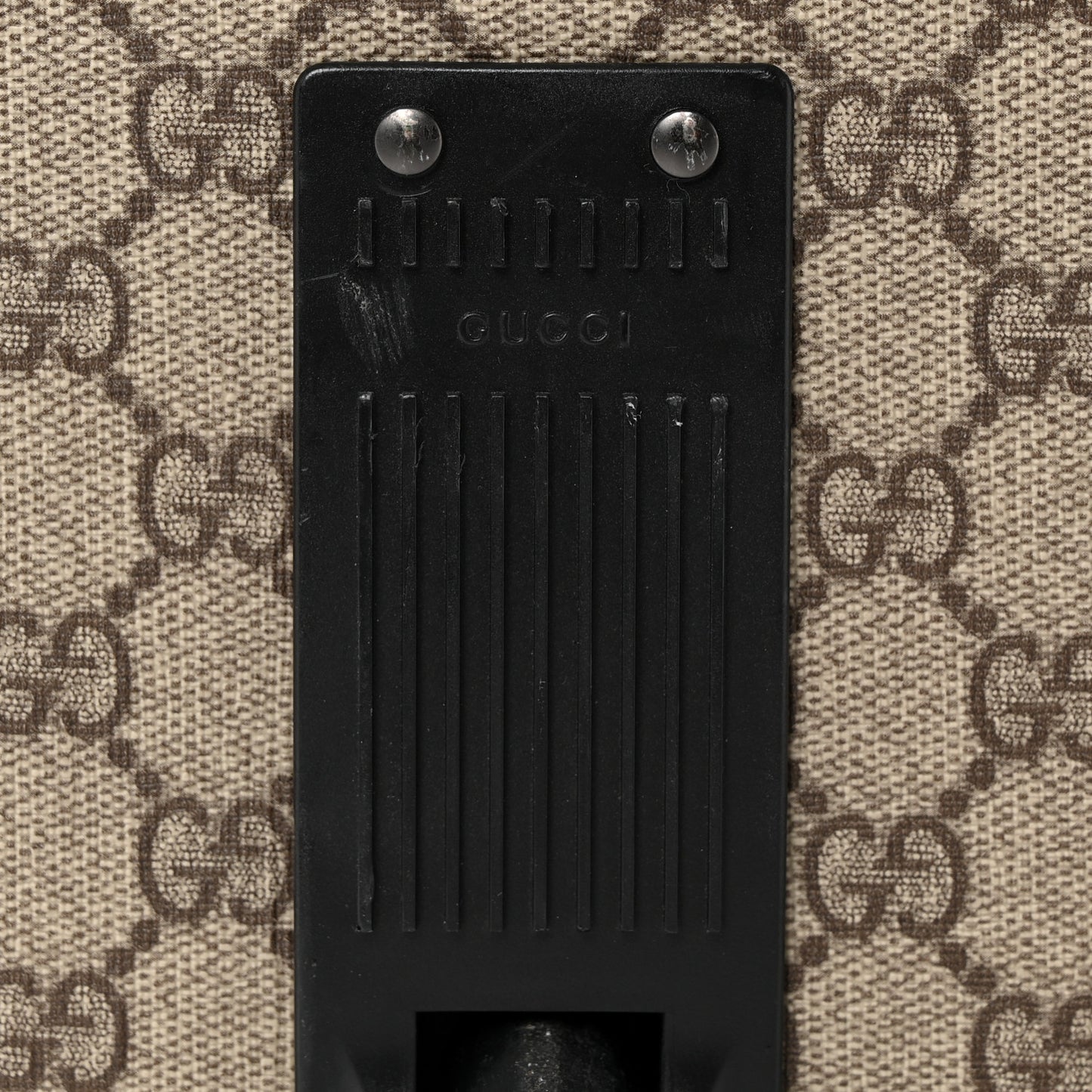 GG Plus Monogram Small Web Trolley Brown