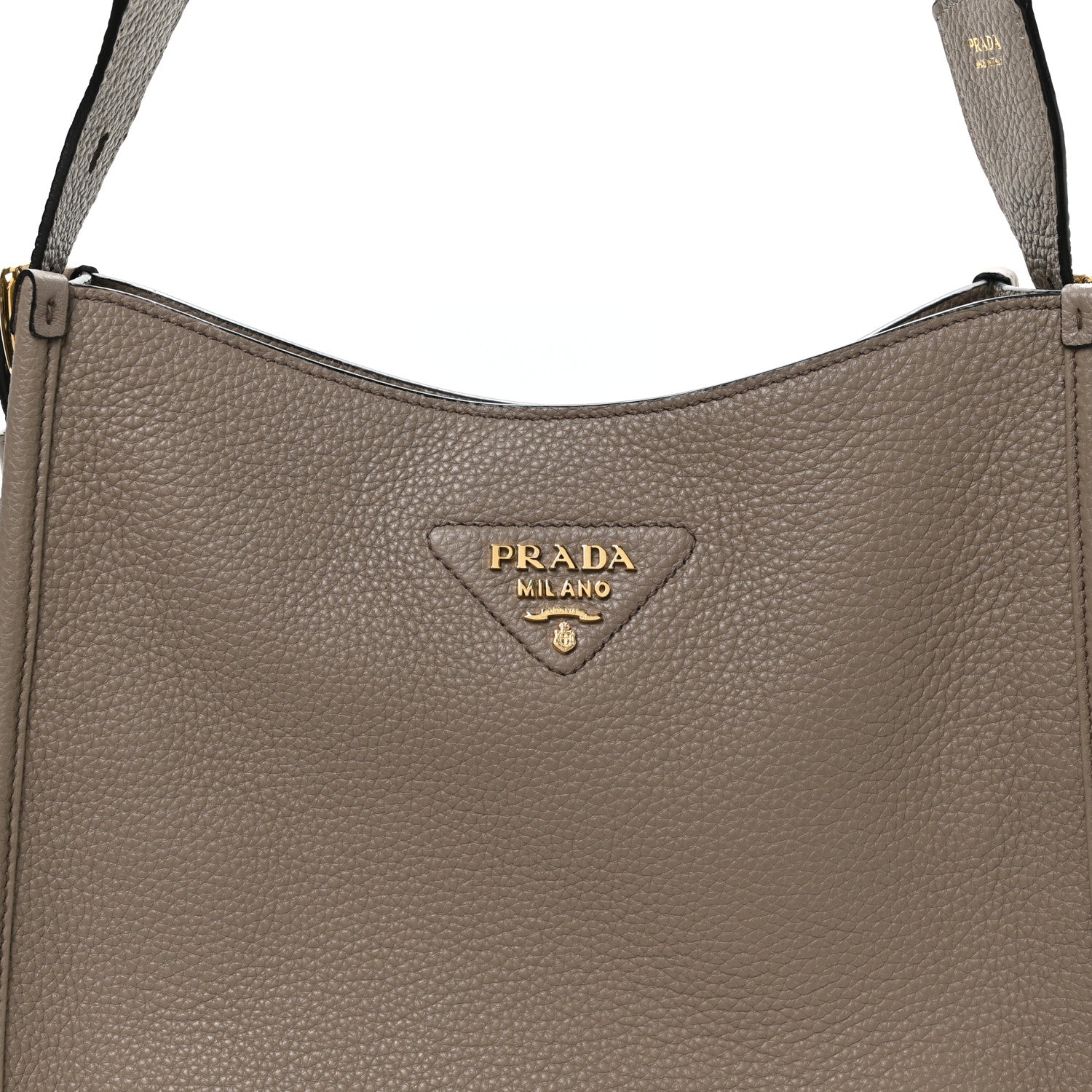 Prada Vitello Daino Hobo Messenger Bag Argilla 7 of 9