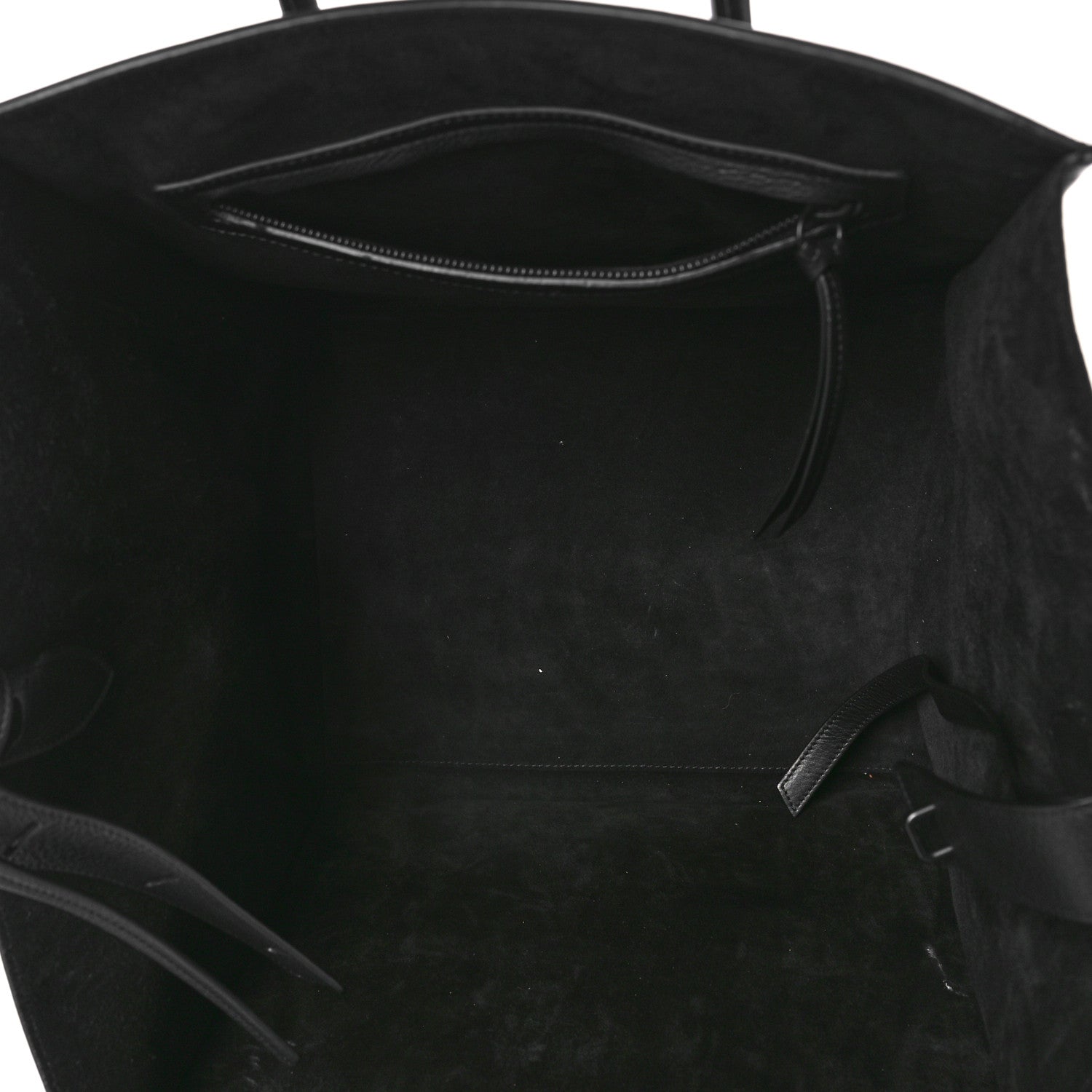Celine Grained Calfskin Medium Phantom Luggage Black 5 of 9