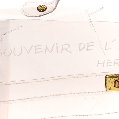 Hermes Vinyl Souvenir De L'Exposition Kelly Transparent 12 of 13