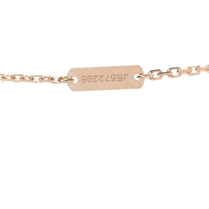 Van Cleef & Arpels 18K Yellow Gold Mother of Pearl Vintage Alhambra Pendant Necklace 7 of 8