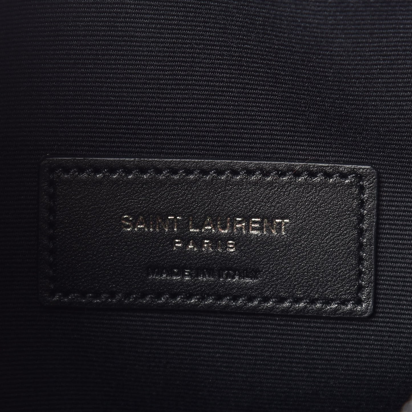 Crinkled Calfskin Matelasse Monogram Niki Bill Pouch Black