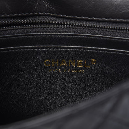 Chanel Aged Calfskin Quilted 2.55 Reissue Mini Flap Black 7 of 11
