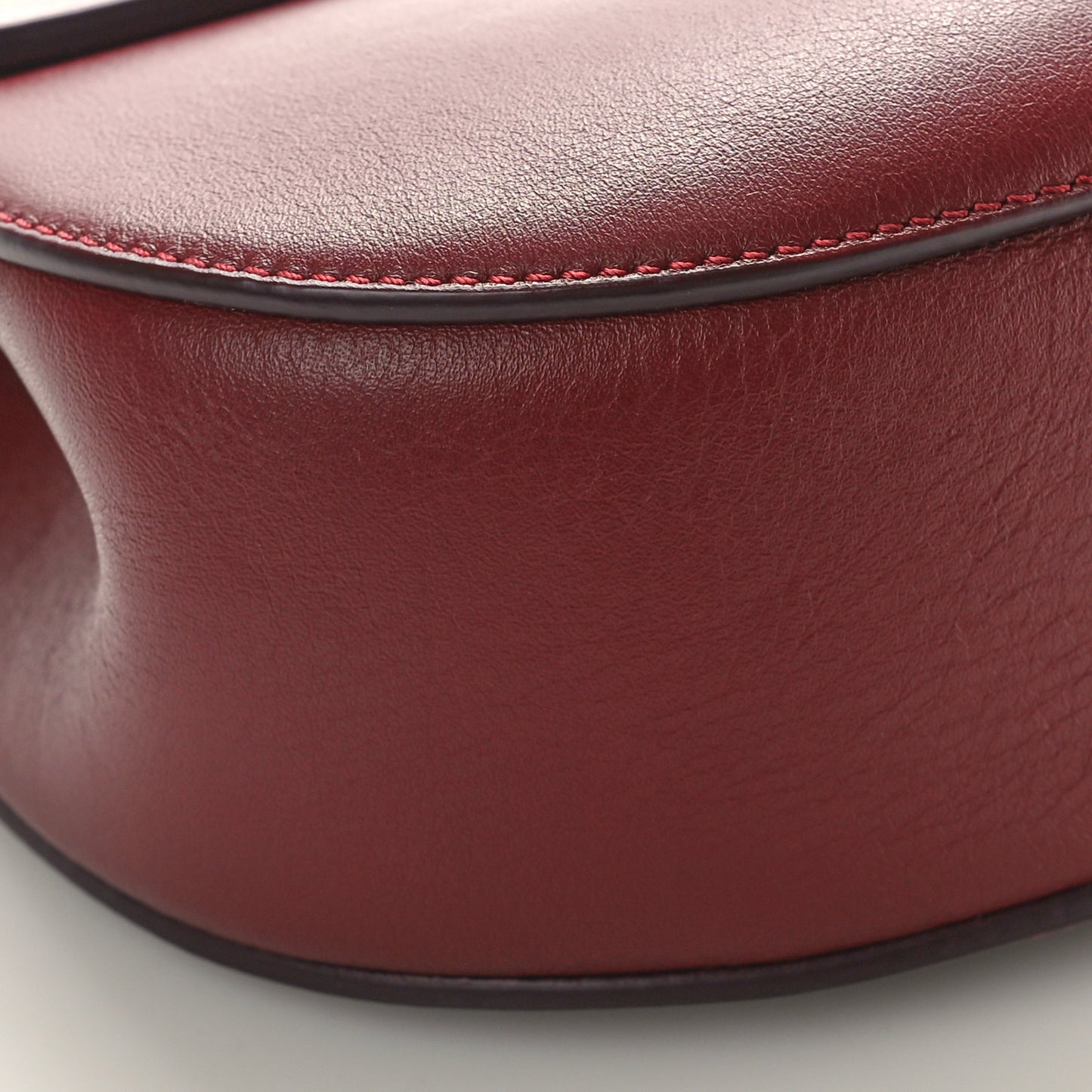 Smooth Calfskin Mini Drew Shoulder Bag Wine Purple