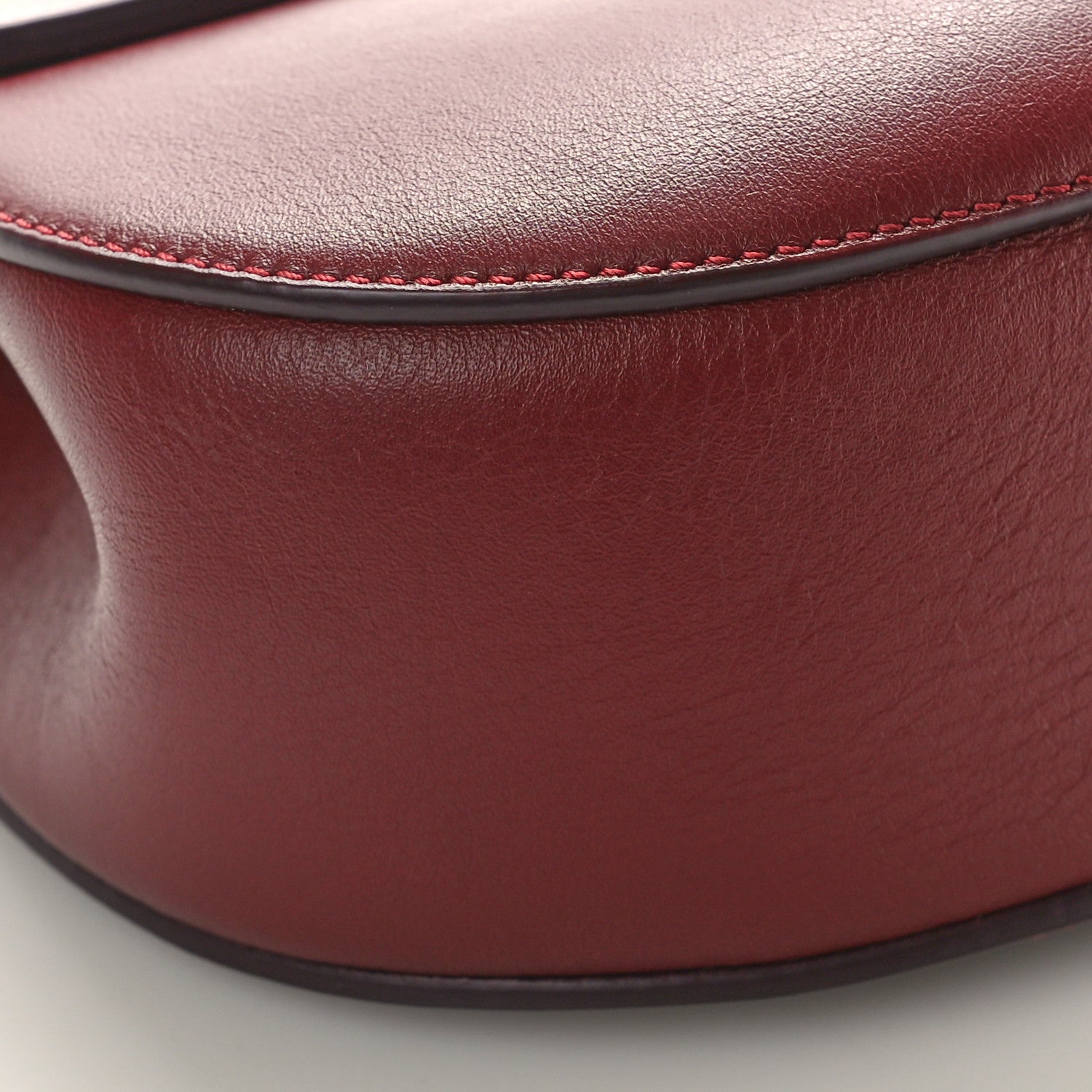 Chloe Smooth Calfskin Mini Drew Shoulder Bag Wine Purple 8 of 9