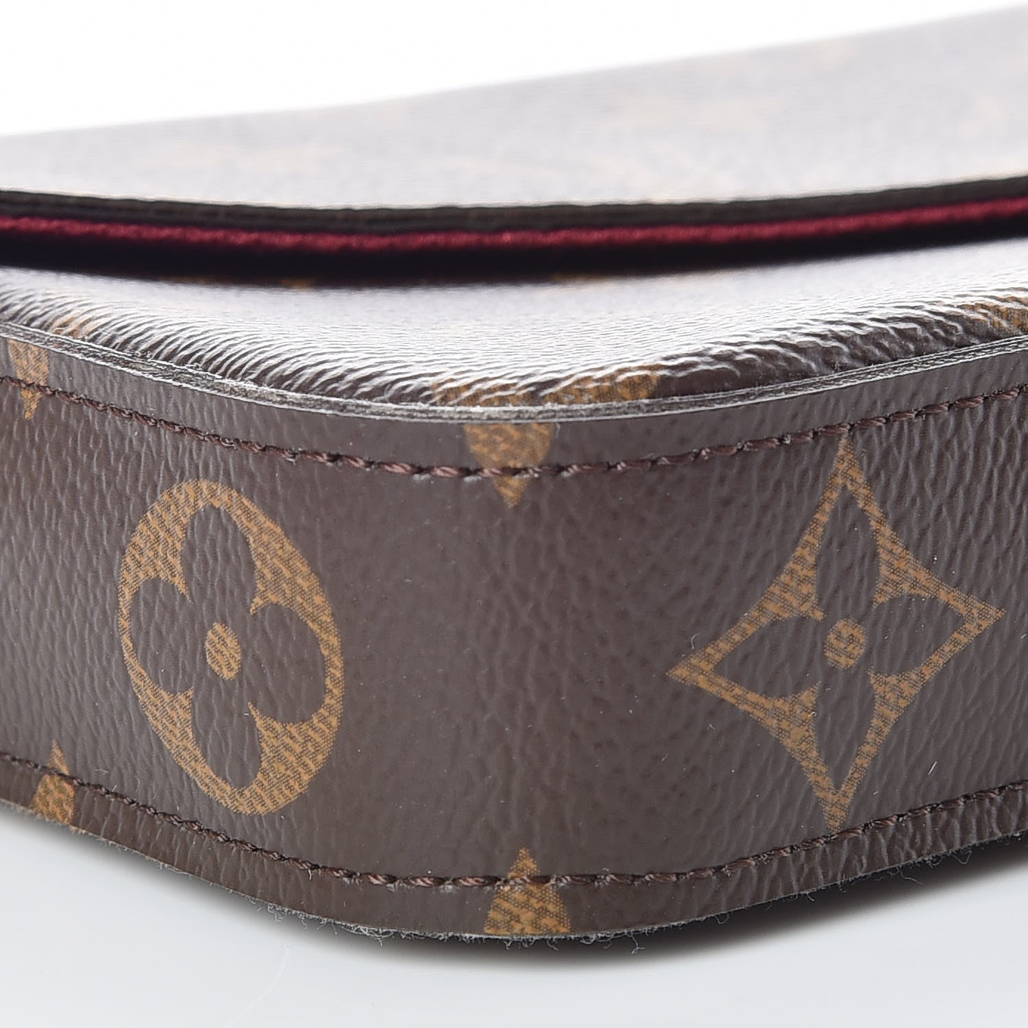 Louis Vuitton Monogram Pochette Felicie Chain Wallet Fuchsia 6 of 11