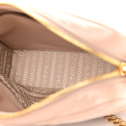 Prada Soft Calfskin Diagramme Camera Bag Cipria 7 of 9
