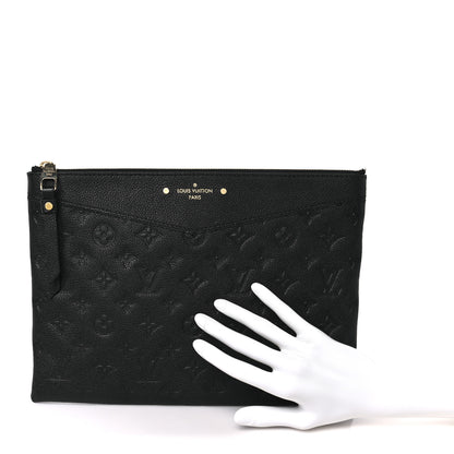 Louis Vuitton Empreinte Daily Pouch Black 2 of 7