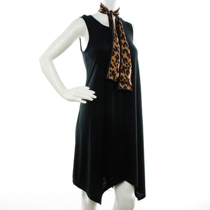 Louis Vuitton Silk Leopard Bandeau Scarf Marron 2 of 3