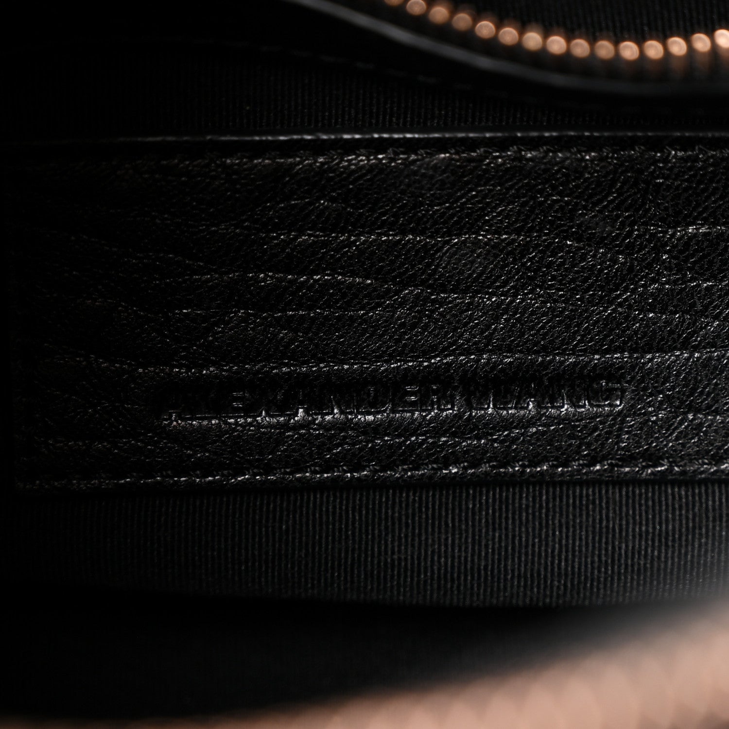 Alexander Wang Pebbled Lambskin Mini Rockie Black Rose Gold Hardware 6 of 10