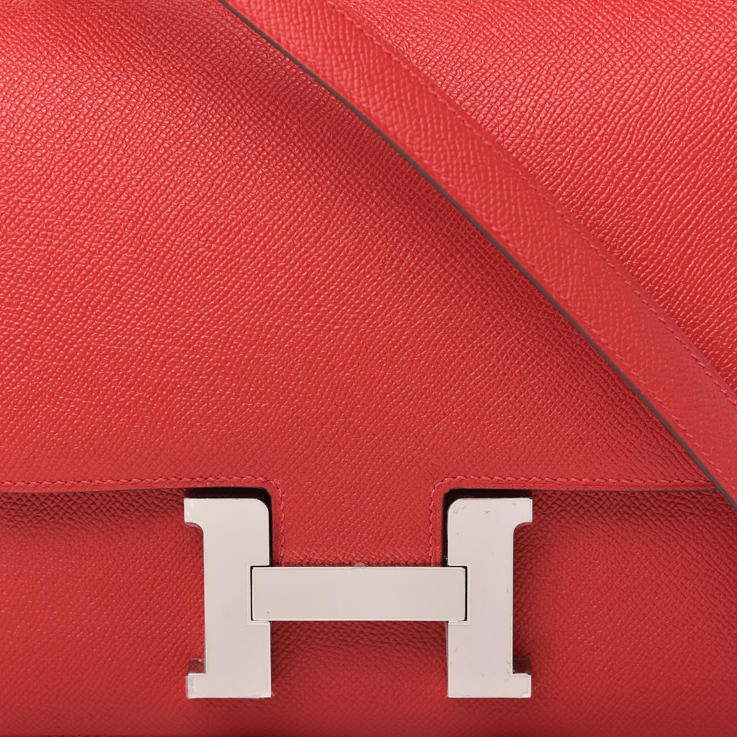 Hermes Epsom Constance 24 Rouge Casaque 10 of 11