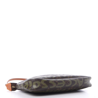 Louis Vuitton Monogram Graffiti Pochette Accessories Kaki 4 of 10