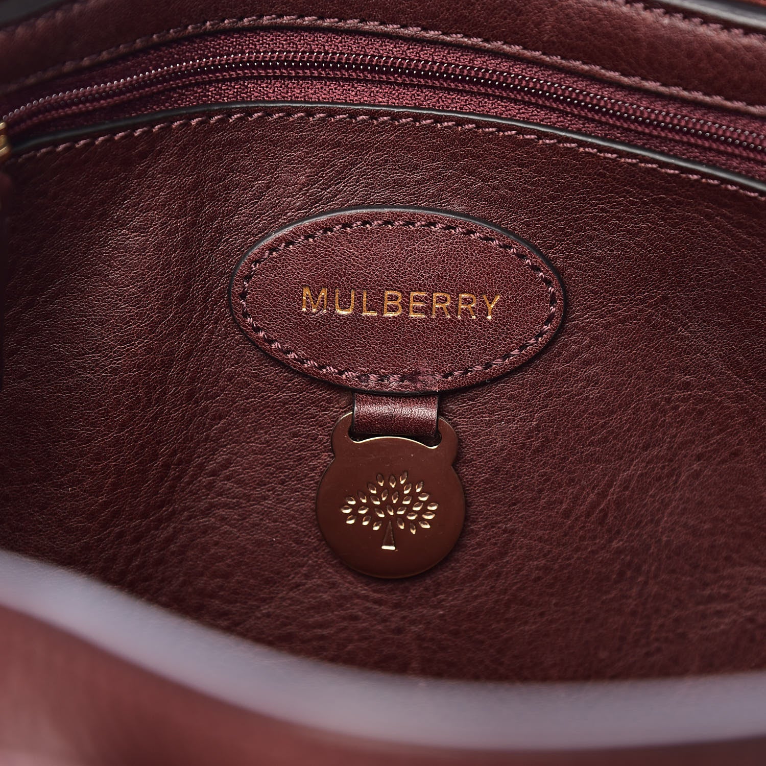 Mulberry Vegetable Tanned Calfskin Small Bayswater Oxblood 6 of 21