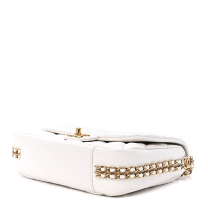 Chanel Caviar Quilted Small CC You Flap White 10 of 12