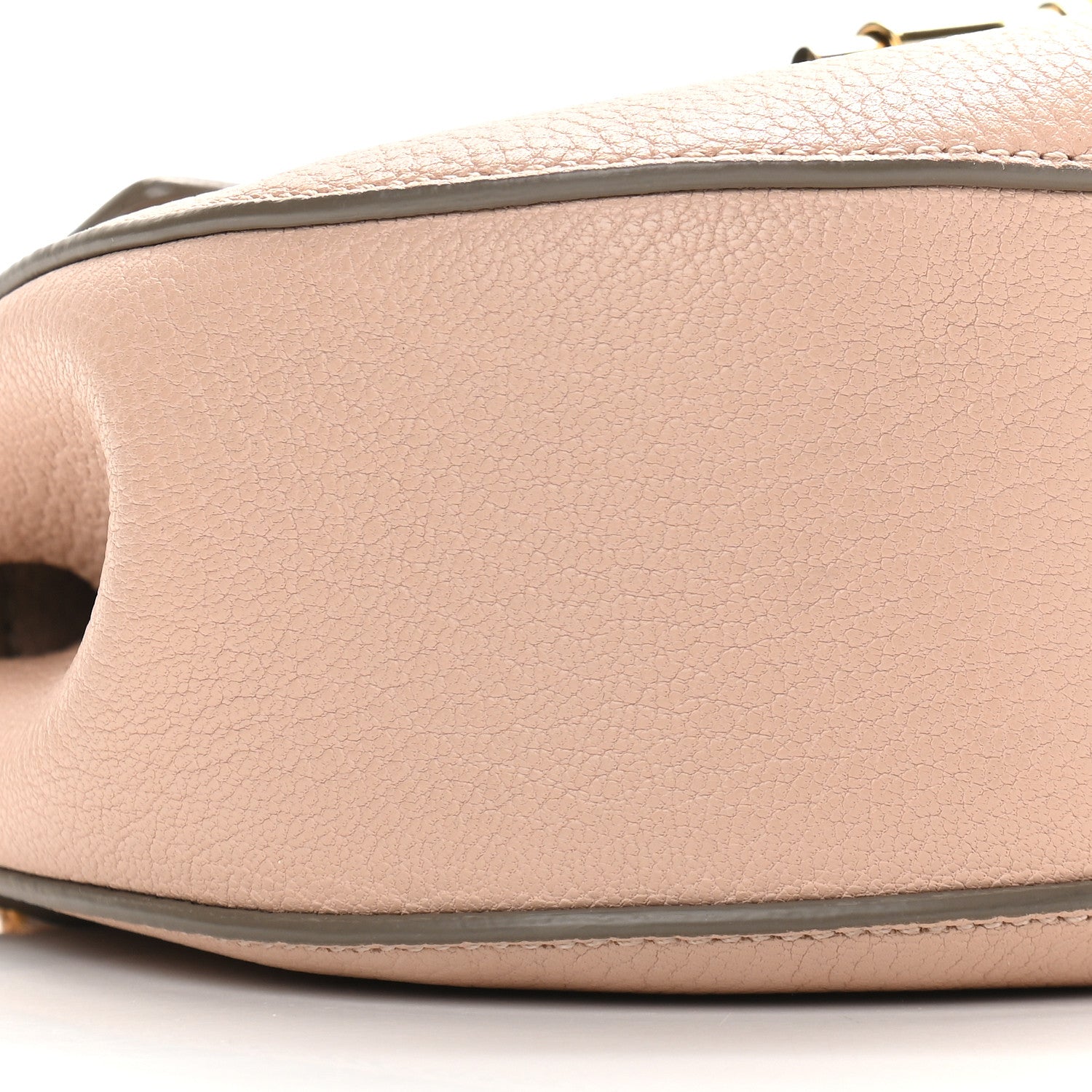 Chloe Grained Lambskin Mini Drew Shoulder Bag Cement Pink 7 of 8