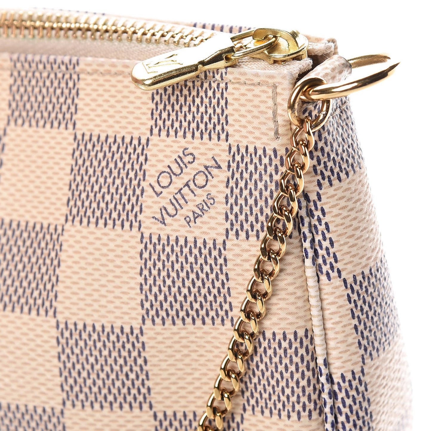 Damier Azur 2015 Christmas Animation Mini Pochette Accessories