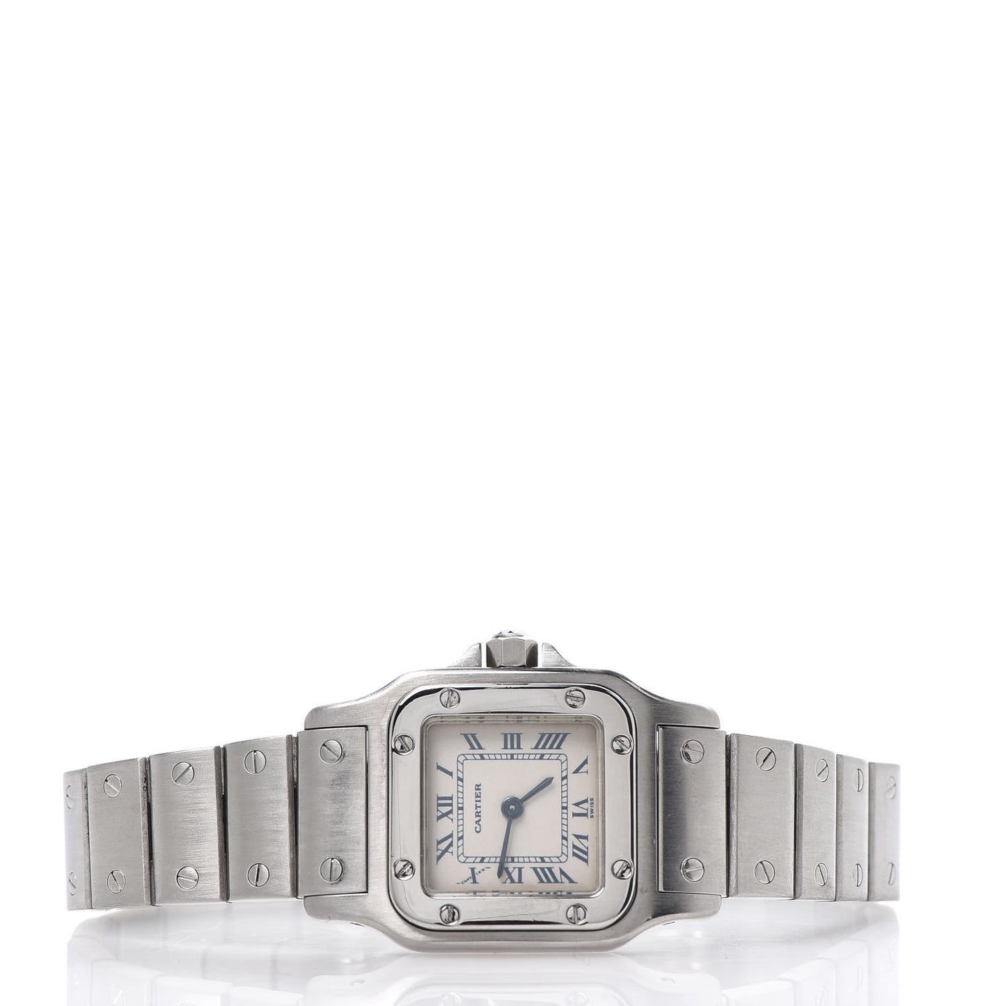 Stainless Steel 24mm Santos de Cartier Galbee Quartz Watch