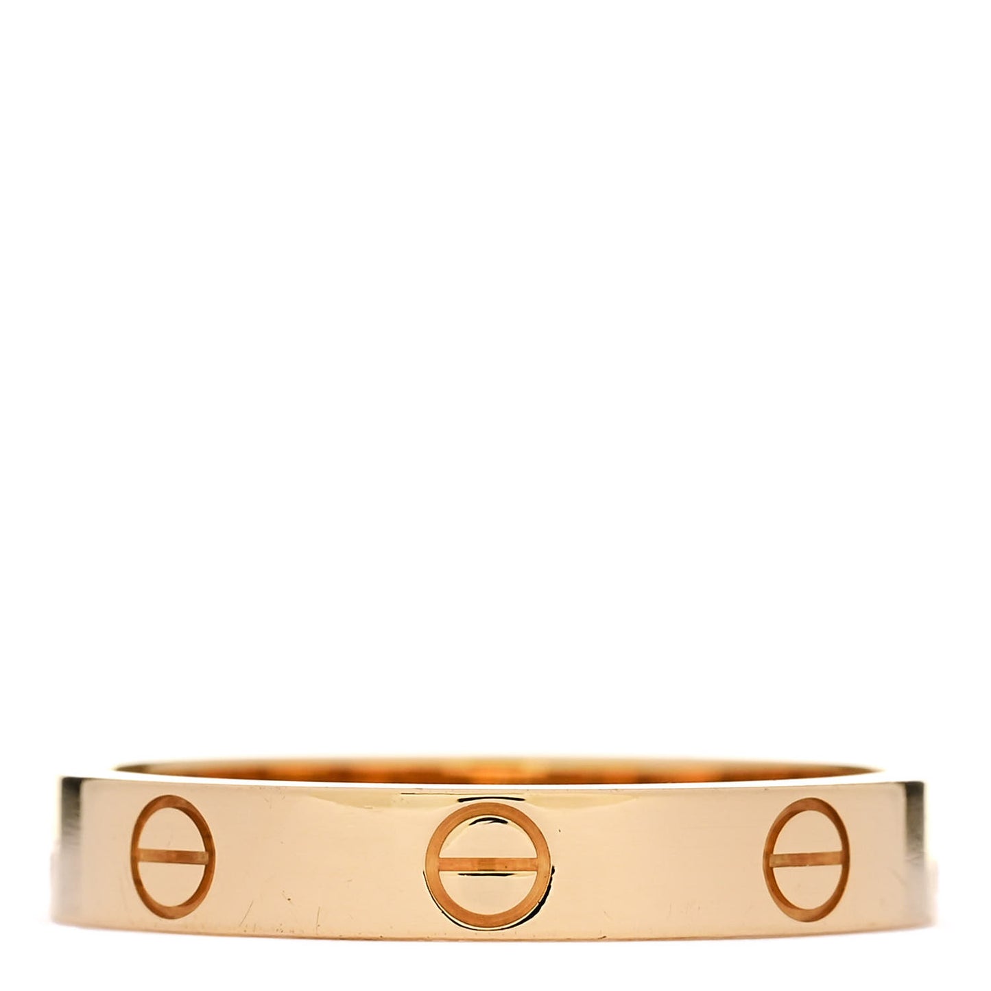 18K Yellow Gold 3.5mm LOVE Wedding Band Ring 59 8.75