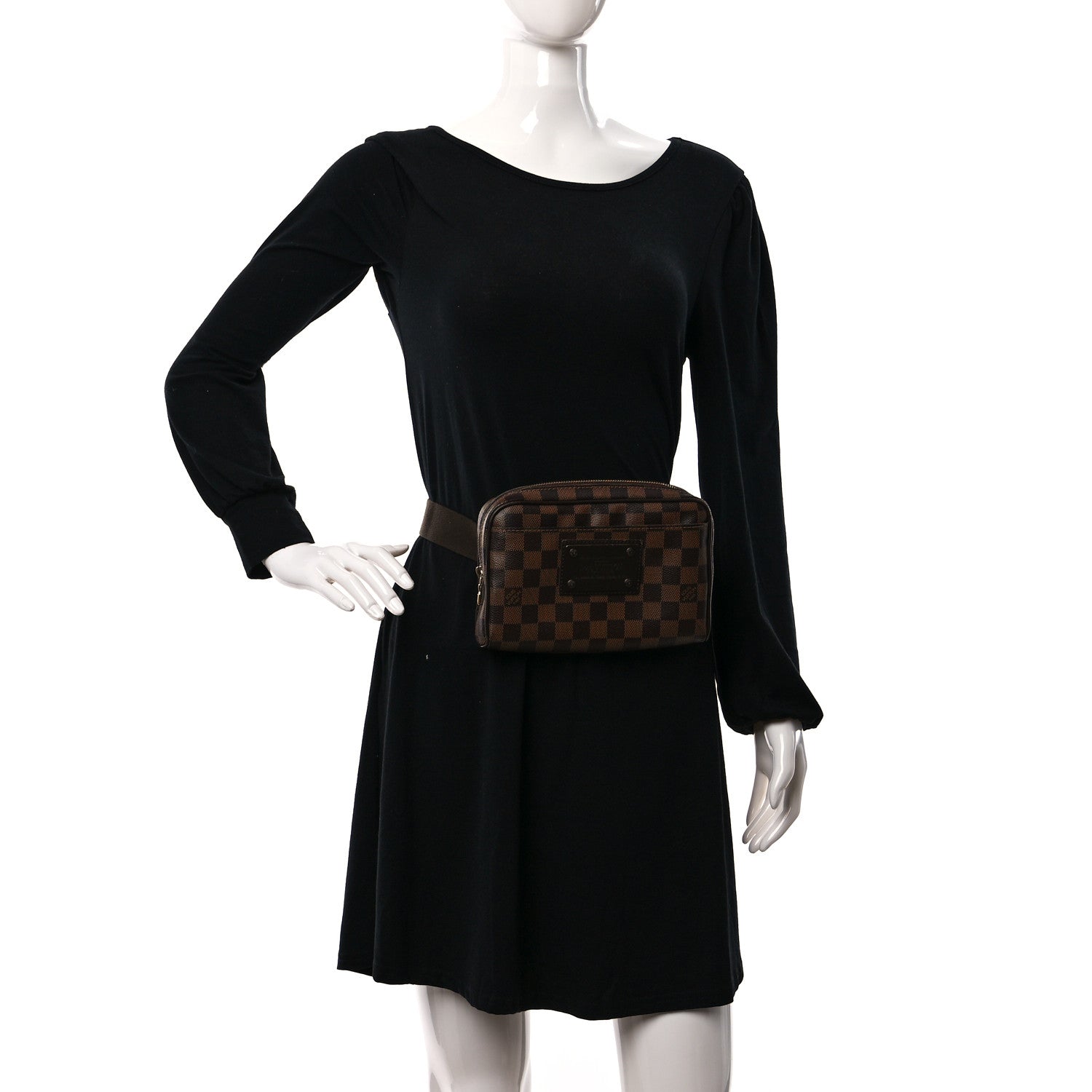 Louis Vuitton Damier Ebene Brooklyn Bum Bag 2 of 8