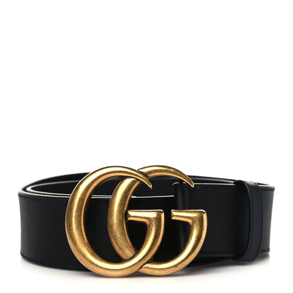 Gucci Calfskin Double G 40mm Belt 70 28 Black 1 of 5