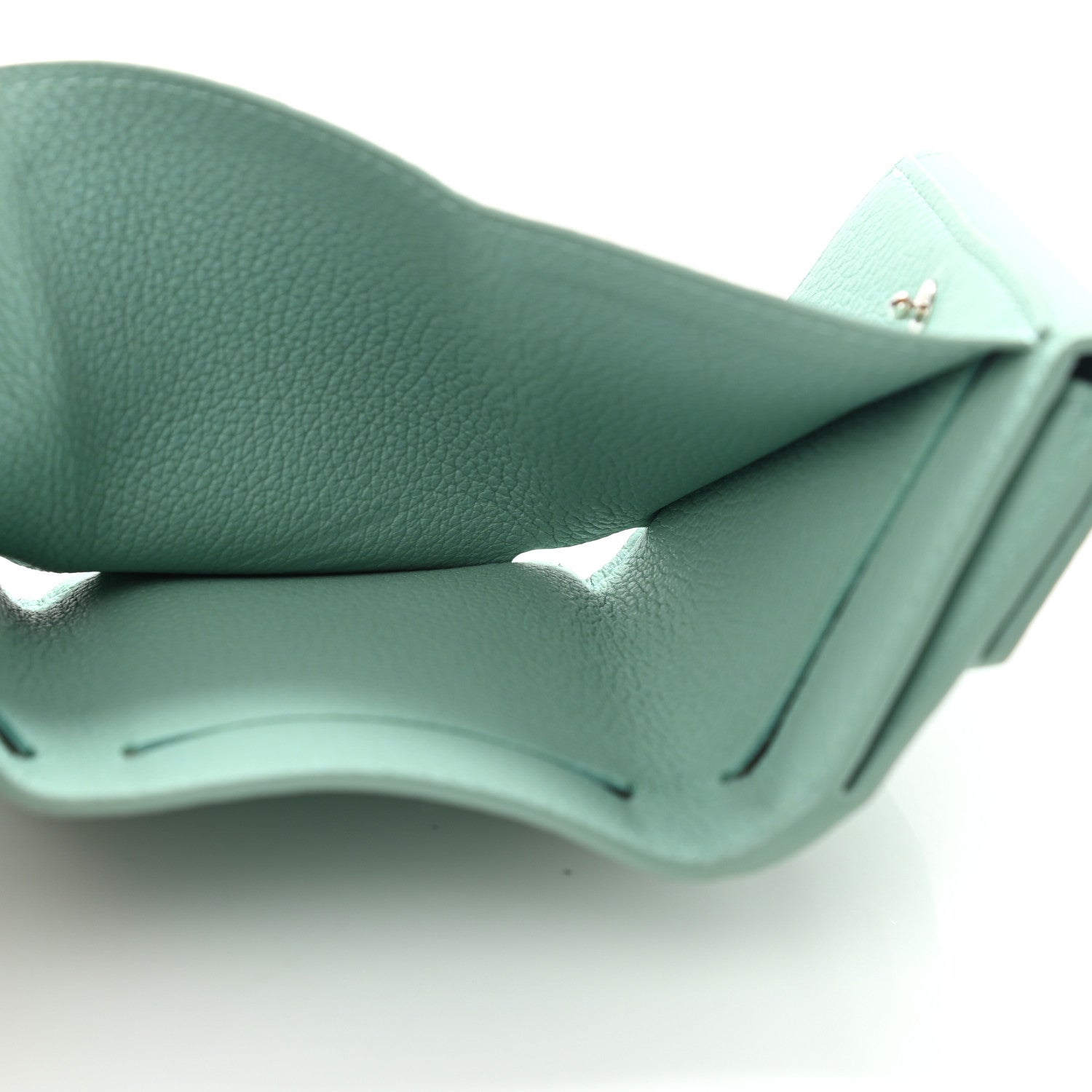 Louis Vuitton Calfskin Lockmini Wallet Menthe 6 of 9