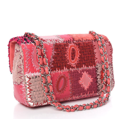 Chanel Lambskin Tweed Patchwork Medium Single Flap Multicolor 3 of 10