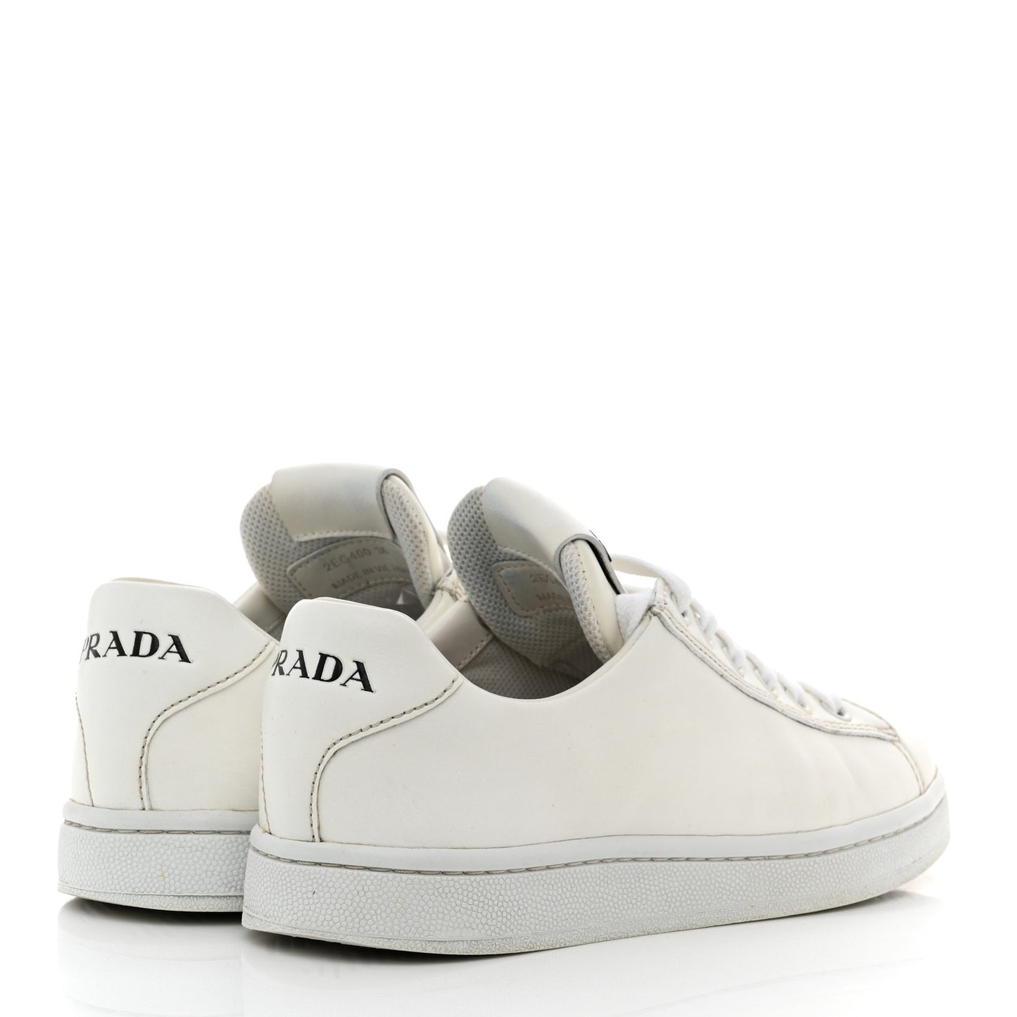Vitello Soft Logo Low Sneakers 36 White