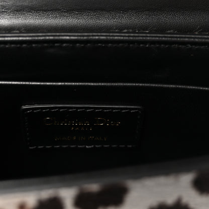 Christian Dior Pony Hair 30 Montaigne Box Bag Blue 6 of 9