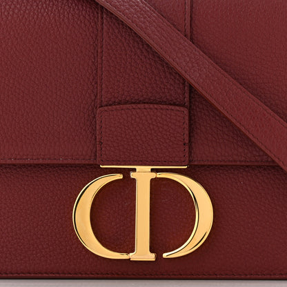 Christian Dior Grained Calfskin 30 Montaigne Flap Bag Red Brick 8 of 11