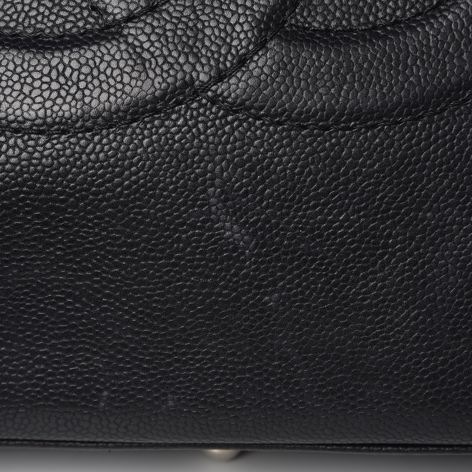 Chanel Caviar Large CC Tuck Tote Black 9 of 10