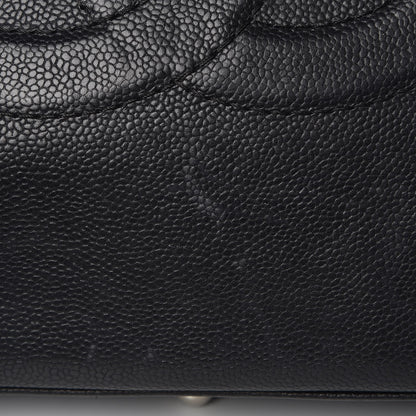 Chanel Caviar Large CC Tuck Tote Black 9 of 10