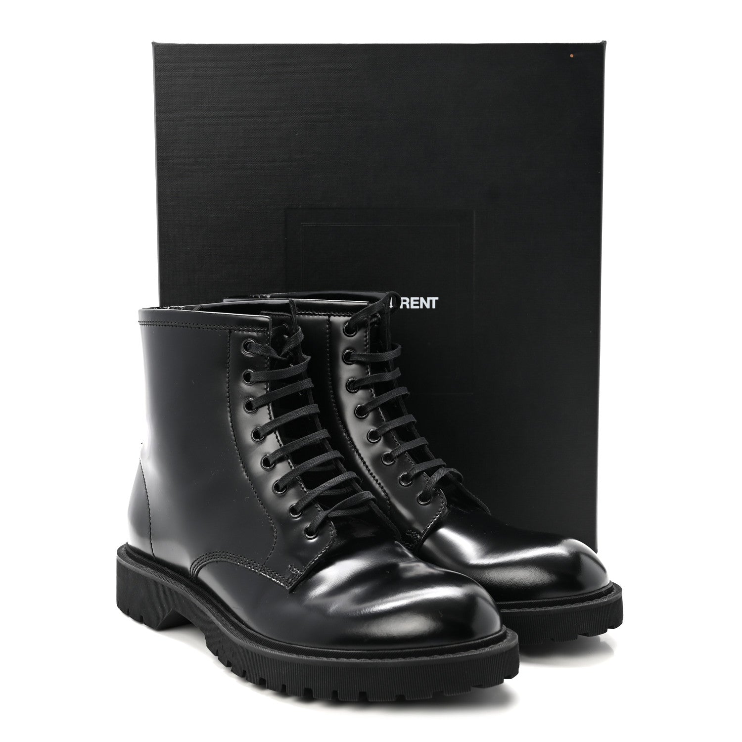 Saint Laurent Ketta Liverpool Mens Combat Boots 43 Black 10 of 10