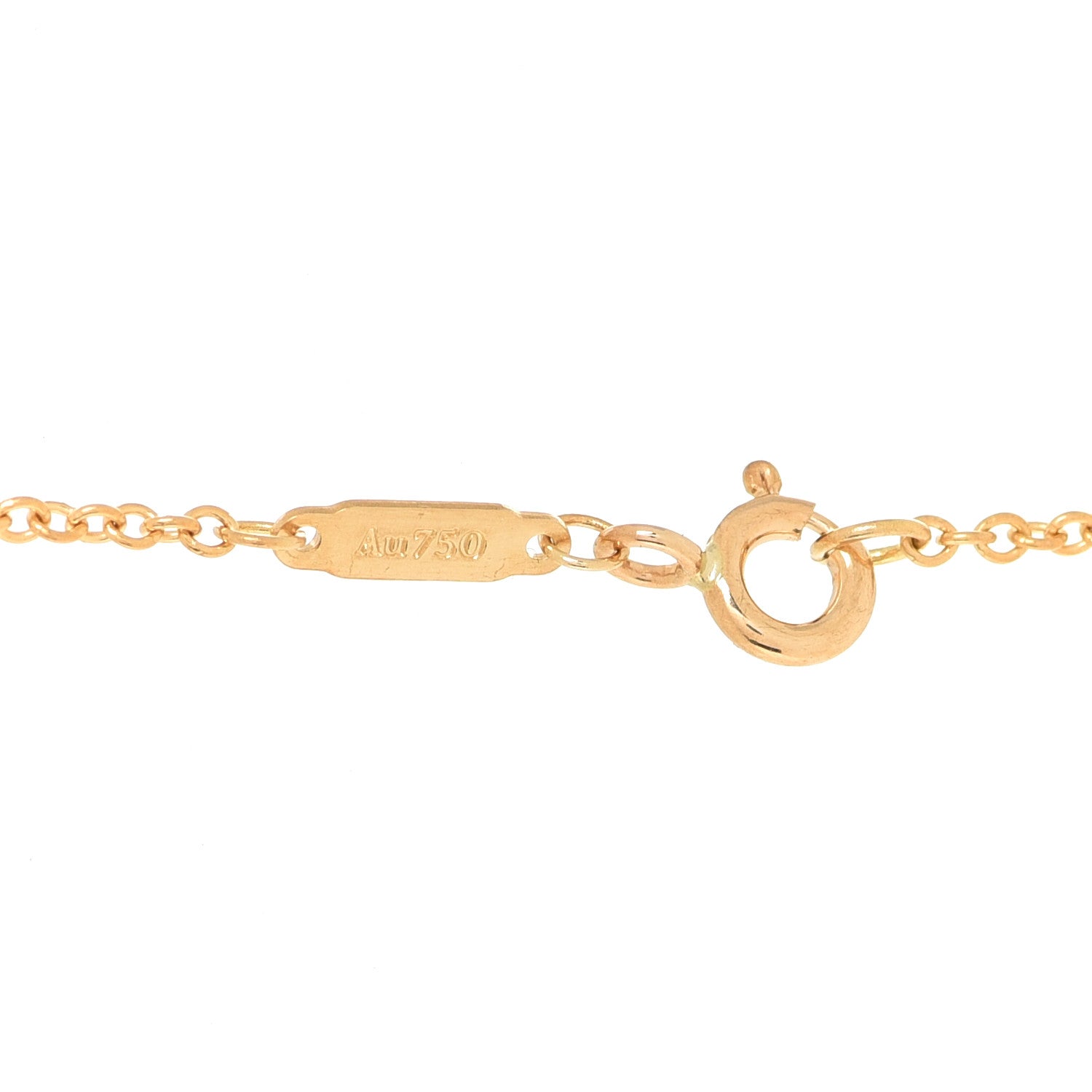 Tiffany 18K Yellow Gold Knot Necklace 5 of 6