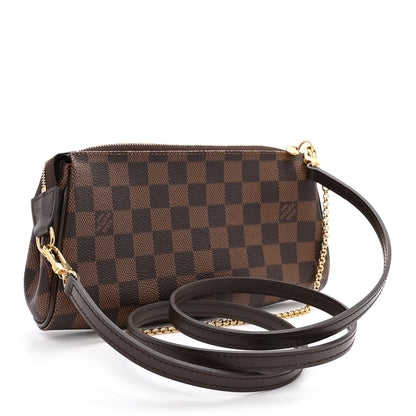 Louis Vuitton Damier Ebene Eva Clutch 3 of 8