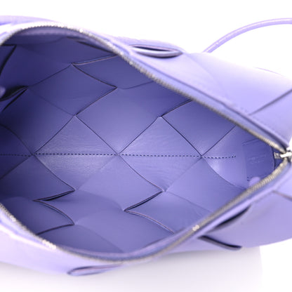 Bottega Veneta Lambskin Maxi Intrecciato Small Cassette Camera Bag Wisteria 5 of 8