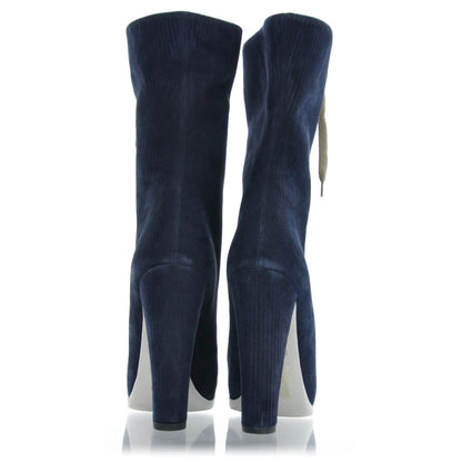 Fendi Suede Corduroy Boots 36 3 of 7